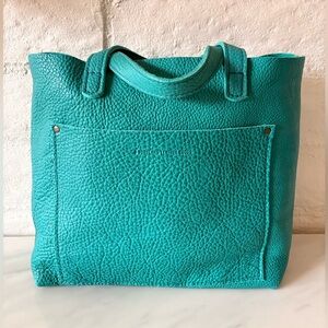BNNU Seafoam Portland Leather Goods Crossbody Bag